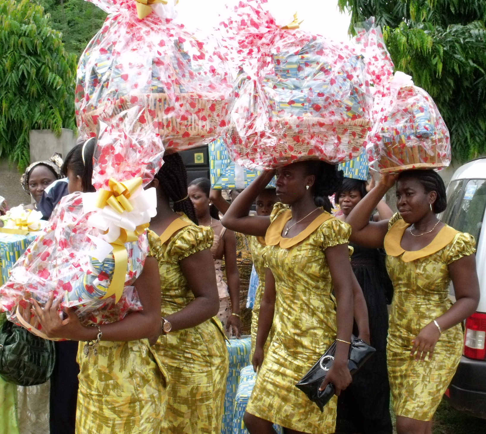 Traditional Ga wedding ceremony
